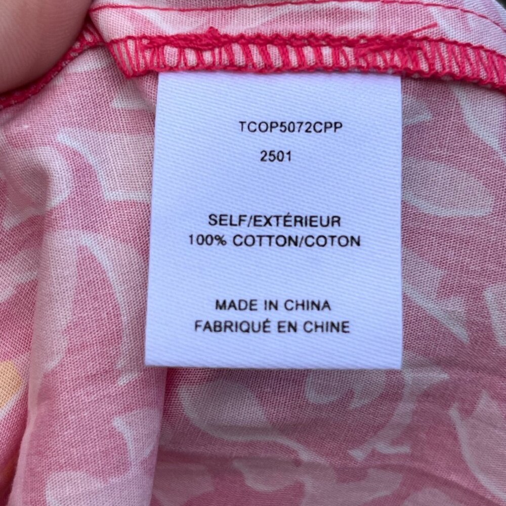 NWT Derek Lam 10 Crosby Tora Printed Dress in Pink Marigold Size 0 - Picture 9 of 11